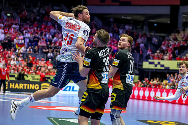 24.01.2026, Handball EM Männer, Deutschland - Norwegen