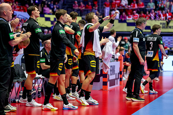 24.01.2026, Handball EM Männer, Deutschland - Norwegen