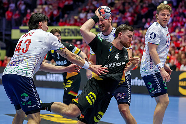 24.01.2026, Handball EM Männer, Deutschland - Norwegen
