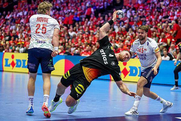 24.01.2026, Handball EM Männer, Deutschland - Norwegen