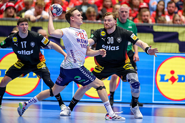 24.01.2026, Handball EM Männer, Deutschland - Norwegen