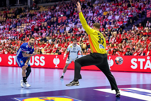 28.01.2026, Handball EM Männer, Deutschland - Frankreich