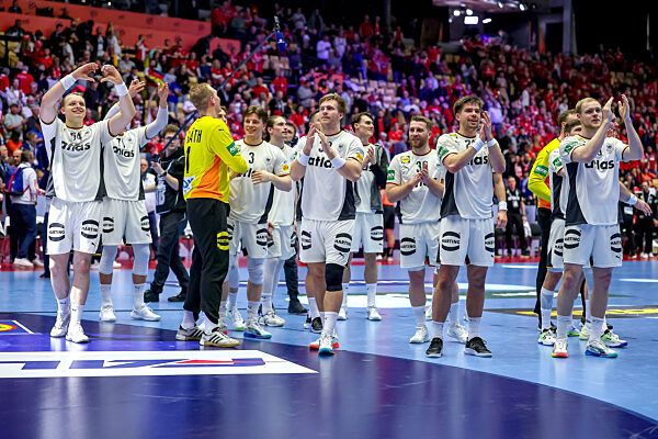 28.01.2026, Handball EM Männer, Deutschland - Frankreich