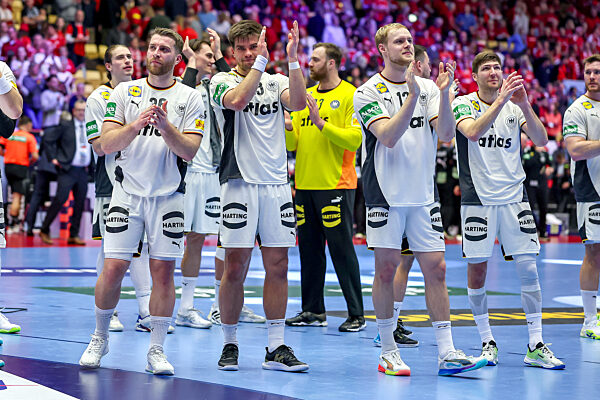 28.01.2026, Handball EM Männer, Deutschland - Frankreich
