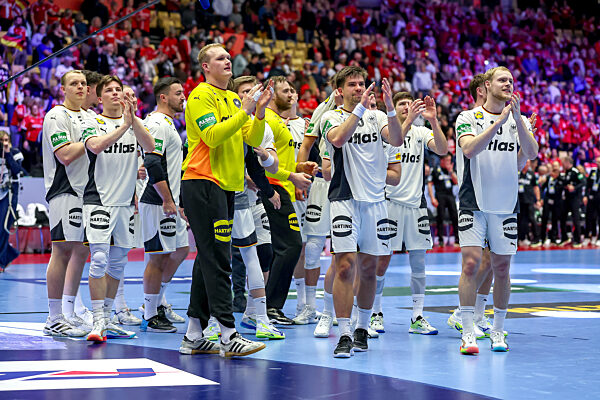28.01.2026, Handball EM Männer, Deutschland - Frankreich