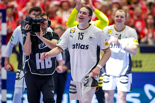 28.01.2026, Handball EM Männer, Deutschland - Frankreich