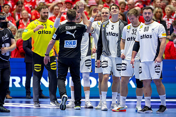 28.01.2026, Handball EM Männer, Deutschland - Frankreich