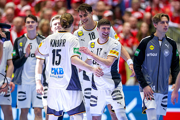 28.01.2026, Handball EM Männer, Deutschland - Frankreich
