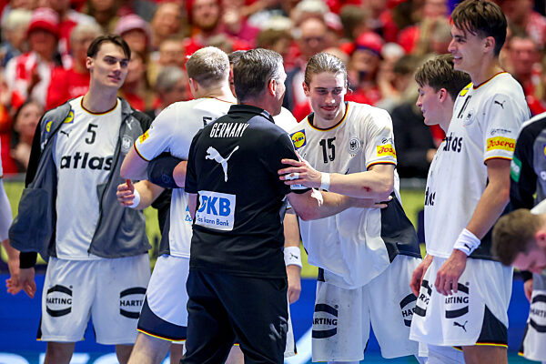 28.01.2026, Handball EM Männer, Deutschland - Frankreich
