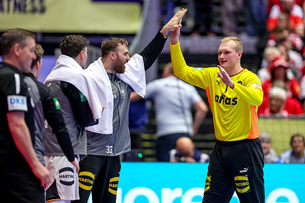 28.01.2026, Handball EM Männer, Deutschland - Frankreich
