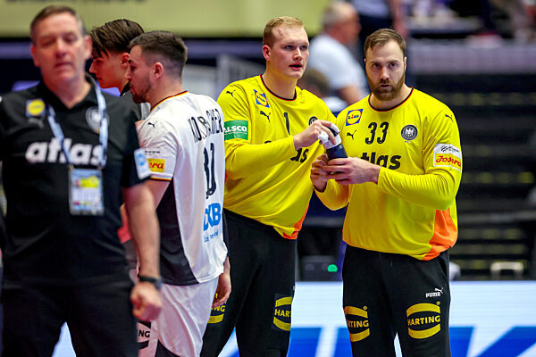 28.01.2026, Handball EM Männer, Deutschland - Frankreich