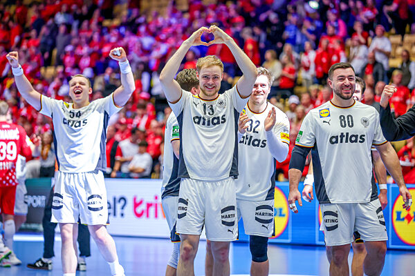 30.01.2026, Handball EM Männer, Deutschland - Kroatien