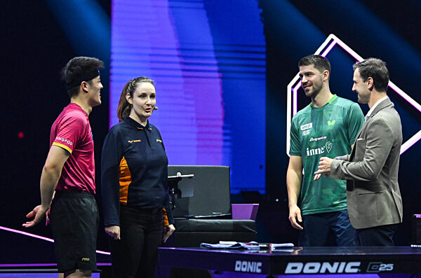 Timo Boll beim WTT Champions Frankfurt