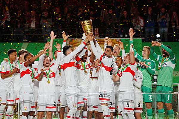 Berlin 24.05.2025: 82. DFB-Pokalfinale DSC Arminia Bielefeld vs. VfB Stuttgart, Olympiastadion Berlin