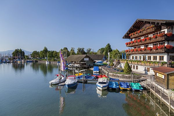 Chiemgau: Seehotel Wassermann in Seebruck