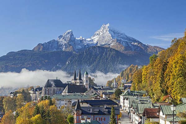 Chiemgau: View of Berchtesgaden