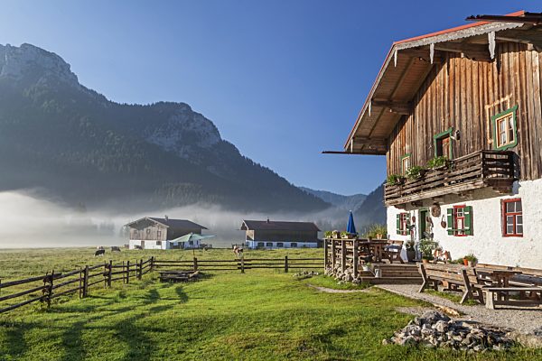 Chiemgau: Langerbauer Alm near Ruhpolding