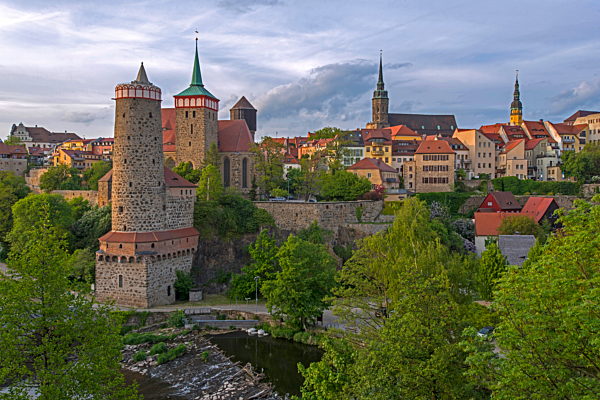Sachsen: Bautzen, Stadtansicht