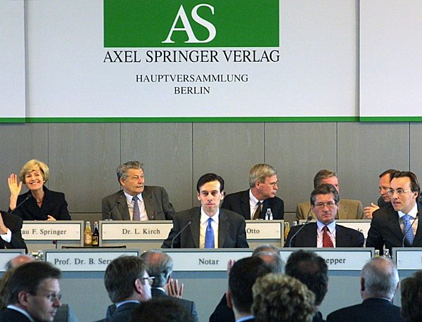 Hauptversammlung Axel Springer AG