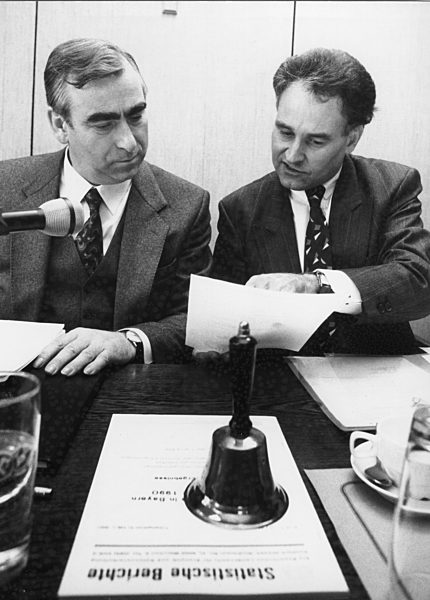 Erwin Huber und Theo Waigel