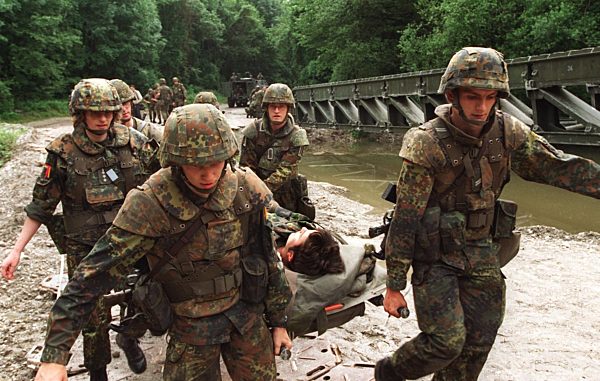 Gebirgspioniere üben für Kroatien