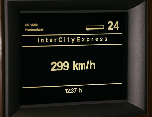 Premierenfahrt ICE-Neubaustrecke München- Nürnberg