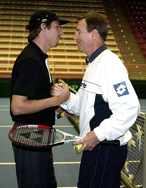 Tennis: Handschlag zwischen Stich und Pilic