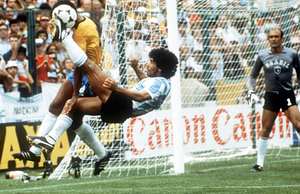 Fußball-WM '82: Brasilien - Argentinien 3:1