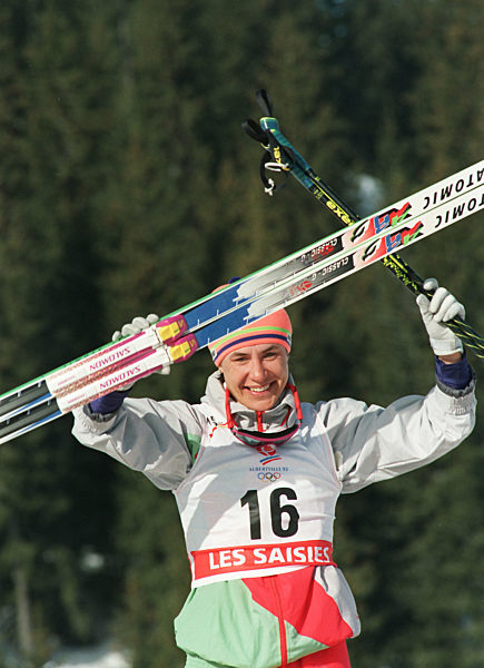 Olympia '92: Ljubow Jegorowa bejubelt 30-km-Gold