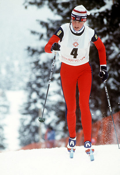 Olympia 1984: Anne Jahren unterwegs zu 20-km-Bronze