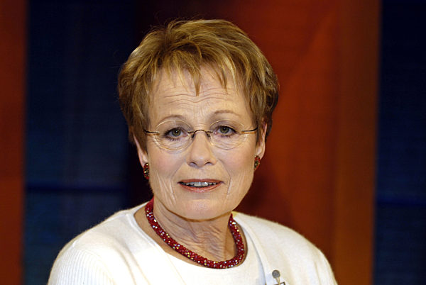 Die Autorin und Publizistin Wibke Bruhns, aufgenommen am 24.04...