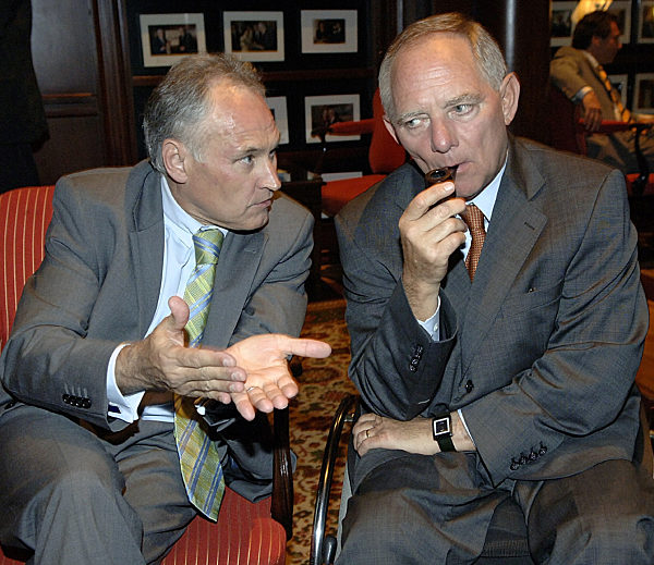 Erwin Huber und Wolfgang Schäuble