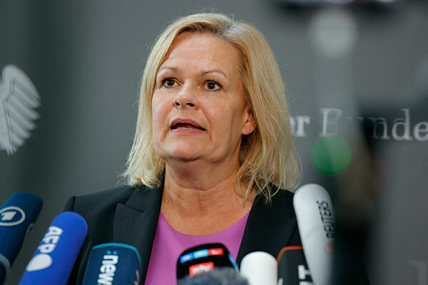 Bundesinnenministerin Nancy Faeser