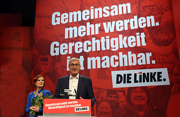 Bundesparteitag  "Die Linke" in Leipzig
Wahl des Partei Vorstandes