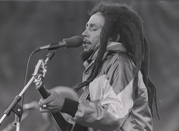 Bob Marley bei seinem Konzert in München