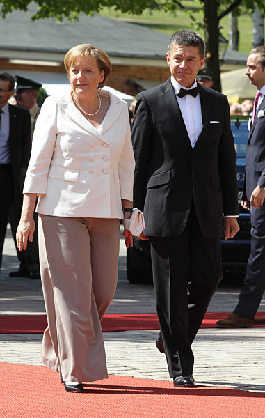 Bundeskanzlerin Angela Merkel und ihr Mann Joachim Sauer - Bayreuther Festspiele