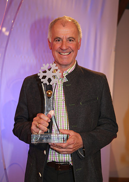 Fritz Fischer mit dem "Winterstar 2014"