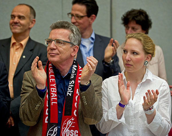 Thomas de Maiziere mit Tochter Nora