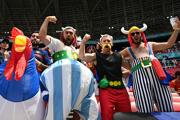 Fußball EM - Ungarn - Frankreich