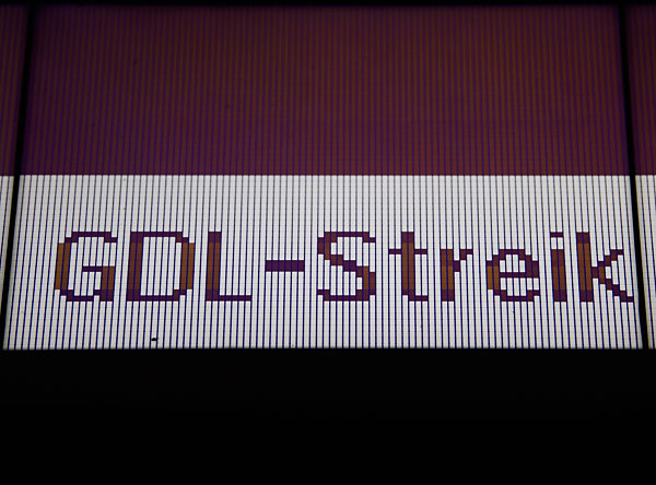 Lokführer-Streik im Personenverkehr - Sachsen