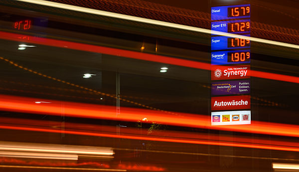 Benzinpreise am Morgen in Dresden
