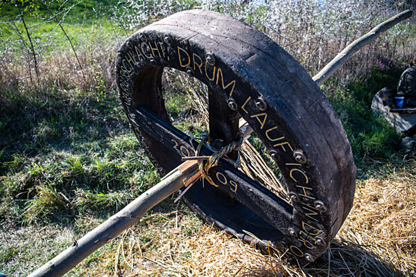 Osterbräuche - Osterräder in Lügde