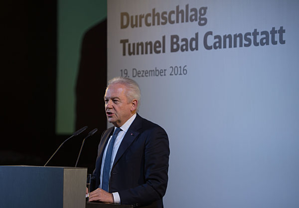 Stuttgart 21 - Tunneldurchbruch