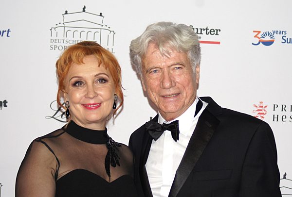 German Sports Press Ball 2019. Jürgen Prochnow and wife Verena Wrengler