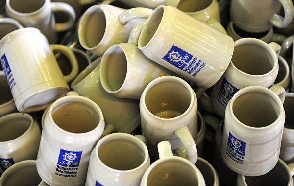 Abbau auf dem Oktoberfestgelände