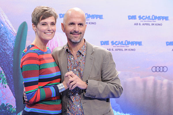 Christoph Maria Herbst mit Ehefrau Gisi Herbst  ?Ankunft am Blauen Teppich...