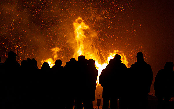 Biike-Brennen in Nordfriesland