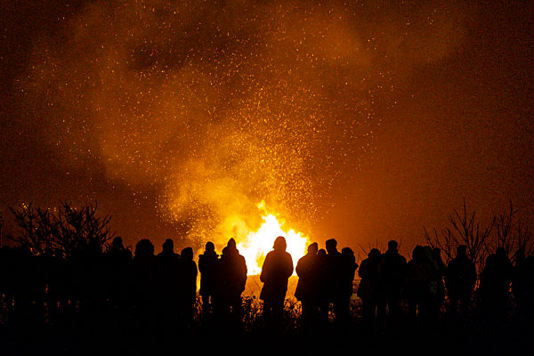 Biike-Brennen in Nordfriesland