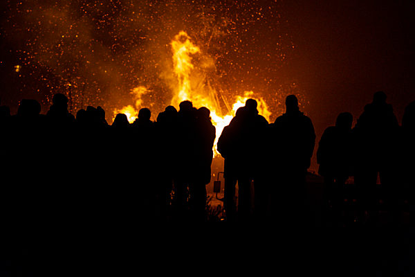Biike-Brennen in Nordfriesland