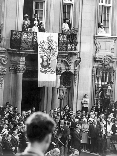 Queen Elizabeth II. on state visit in Germany 1965